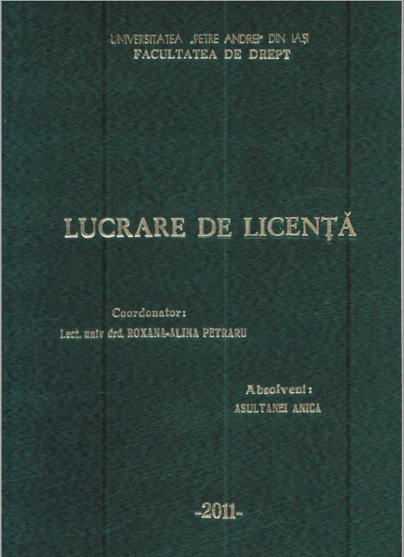 Foto: Lucrare de Licenta Cover